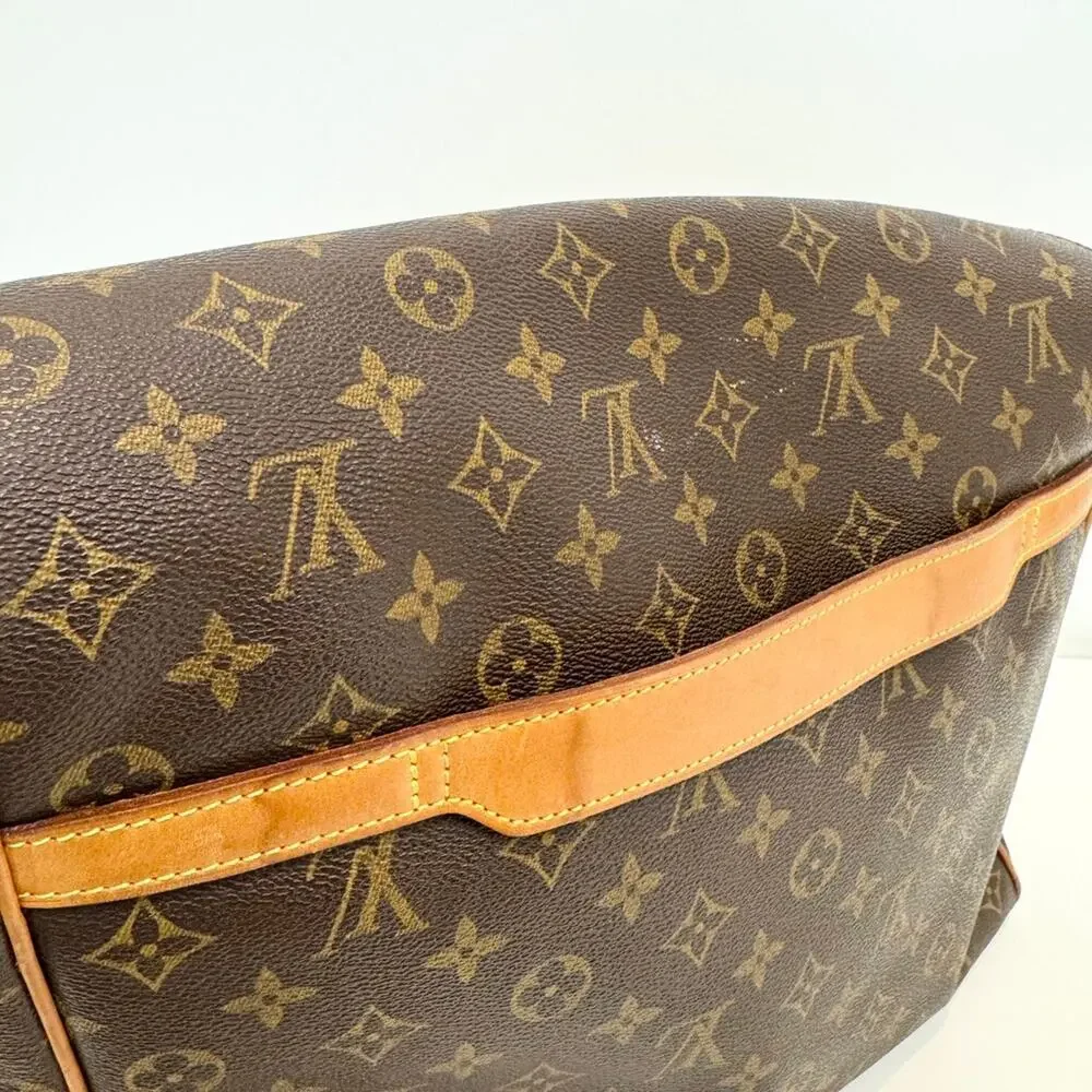 Louis Vuitton Brown Monogram Abbesses Messenger Bag LV Logo Large Crossbody